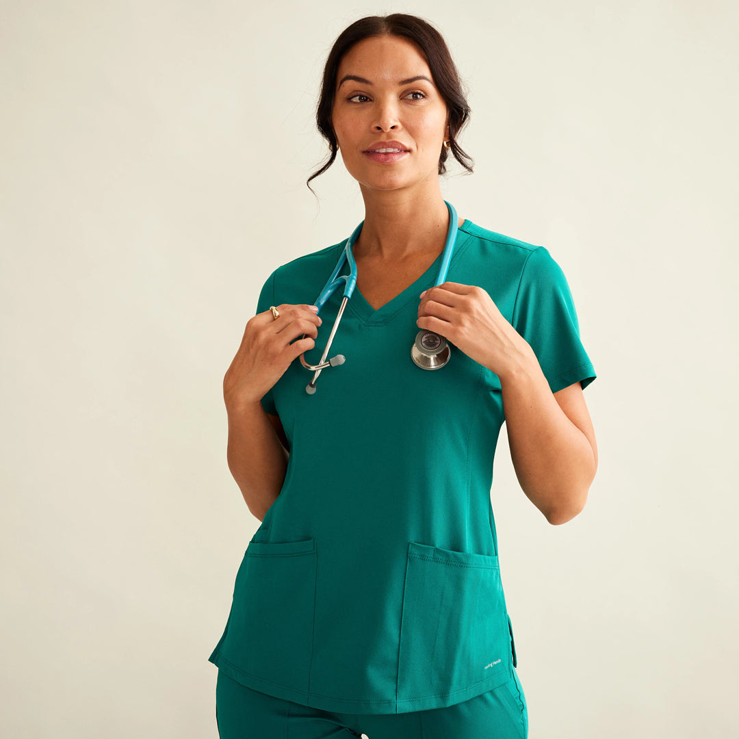 House of Uniforms The Monica Scrub Top | Ladies Healing Hands