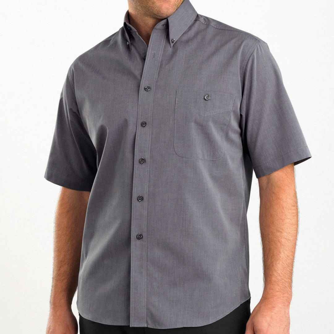 House of Uniforms The Rome Shirt | Mens | Short and Long Sleeve John Kevin Graphite
