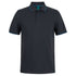 Jbs Wear The C of C Classic Polo | Short Sleeve | Adults Black/Aqua Shirts & Tops