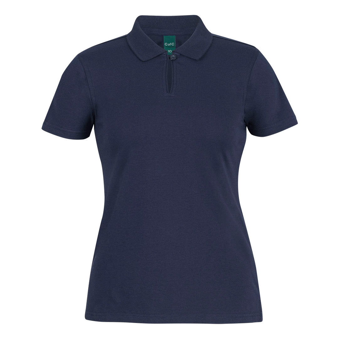 Jbs Wear The C of C Stretch Polo | Short Sleeve | Ladies Navy Shirts & Tops