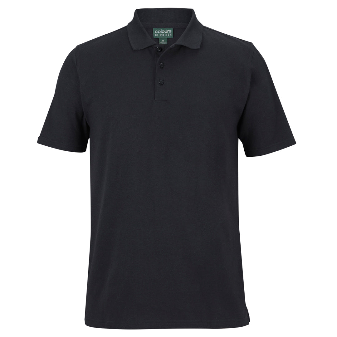 Jbs Wear The C of C Stretch Polo | Short Sleeve | Adults Black Shirts & Tops