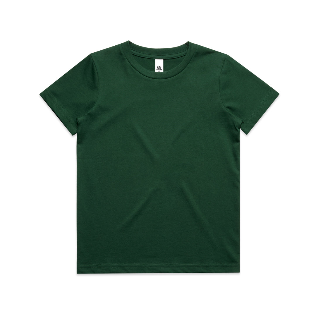 House of Uniforms The Kids Staple Tee | Short Sleeve AS Colour Forest Green