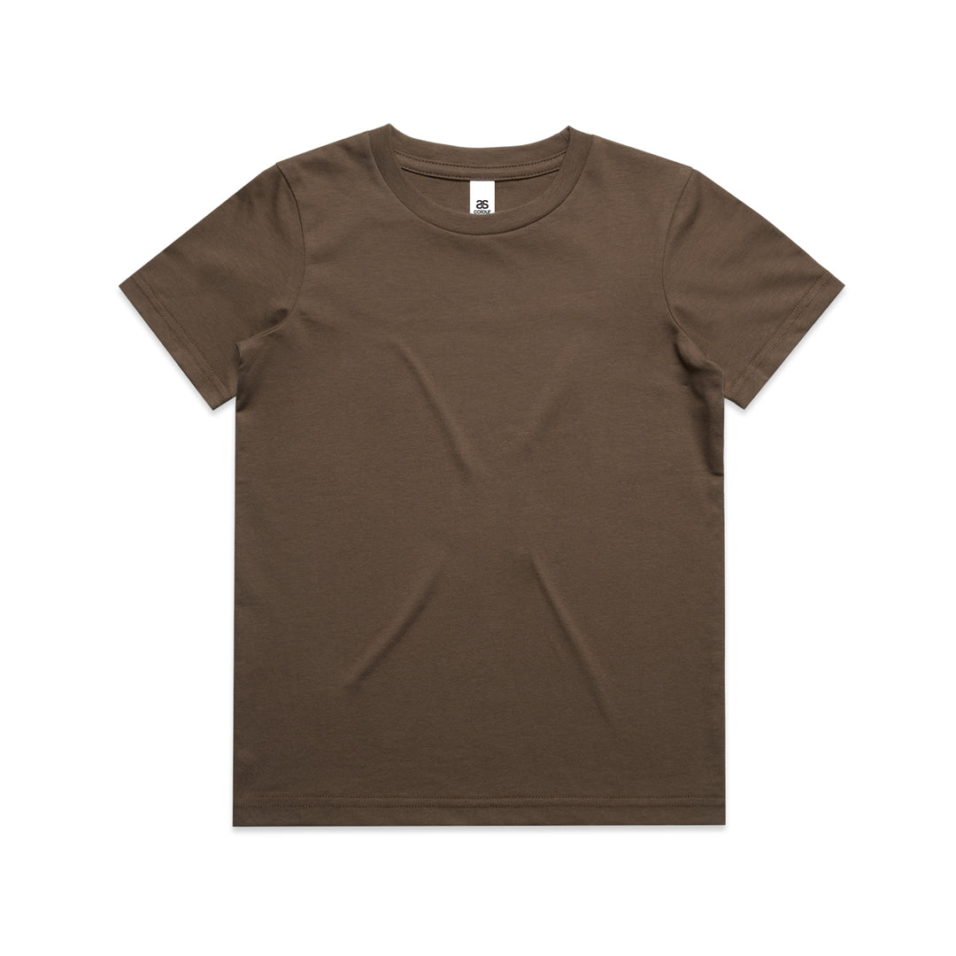 House of Uniforms The Kids Staple Tee | Short Sleeve AS Colour Walnut