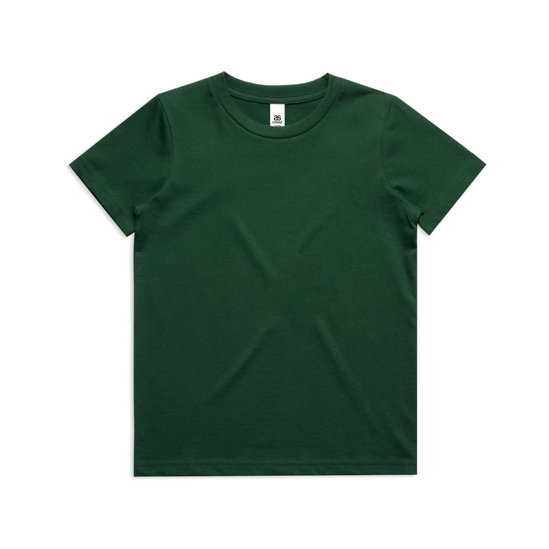 House of Uniforms The Youth Staple Tee | Short Sleeve AS Colour Forest Green