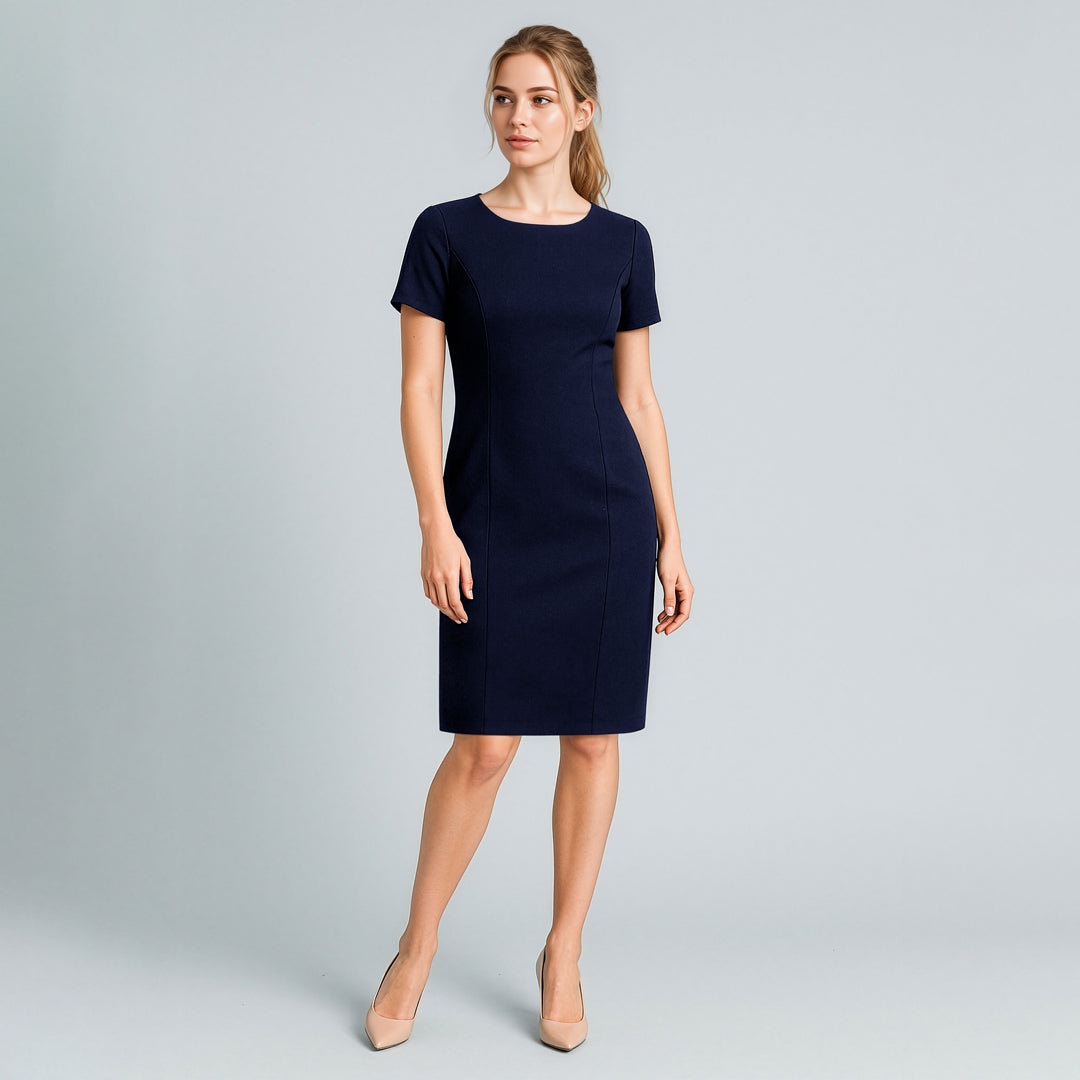 Biz Corporates The Cool Stretch Dress | Short Sleeve Dresses