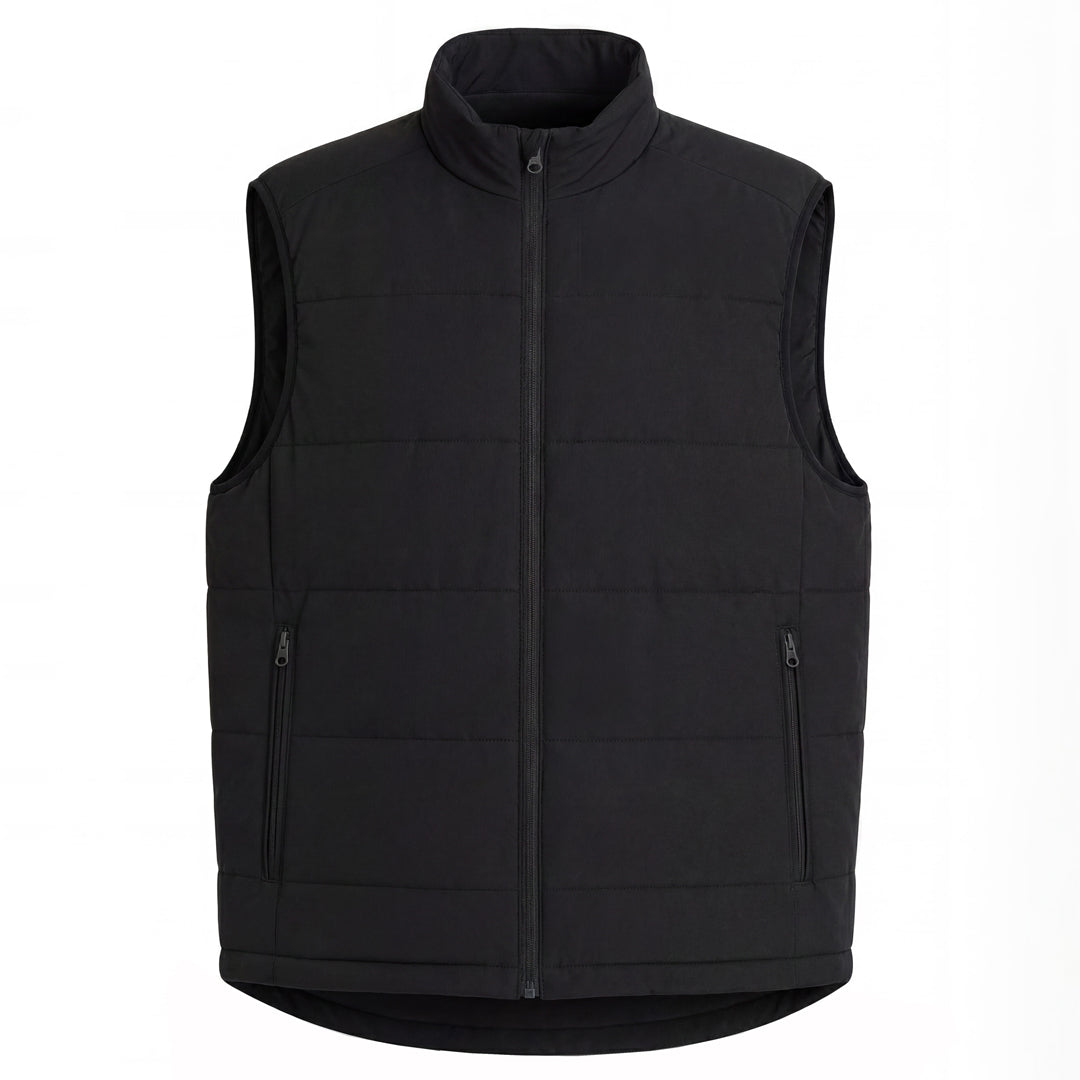 Stencil The Outlander Vest | Mens Black Coats & Jackets