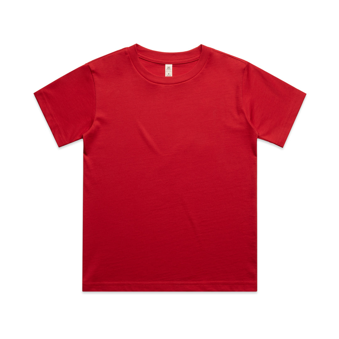 House of Uniforms The Kids Classic Tee | Short Sleeve AS Colour Red