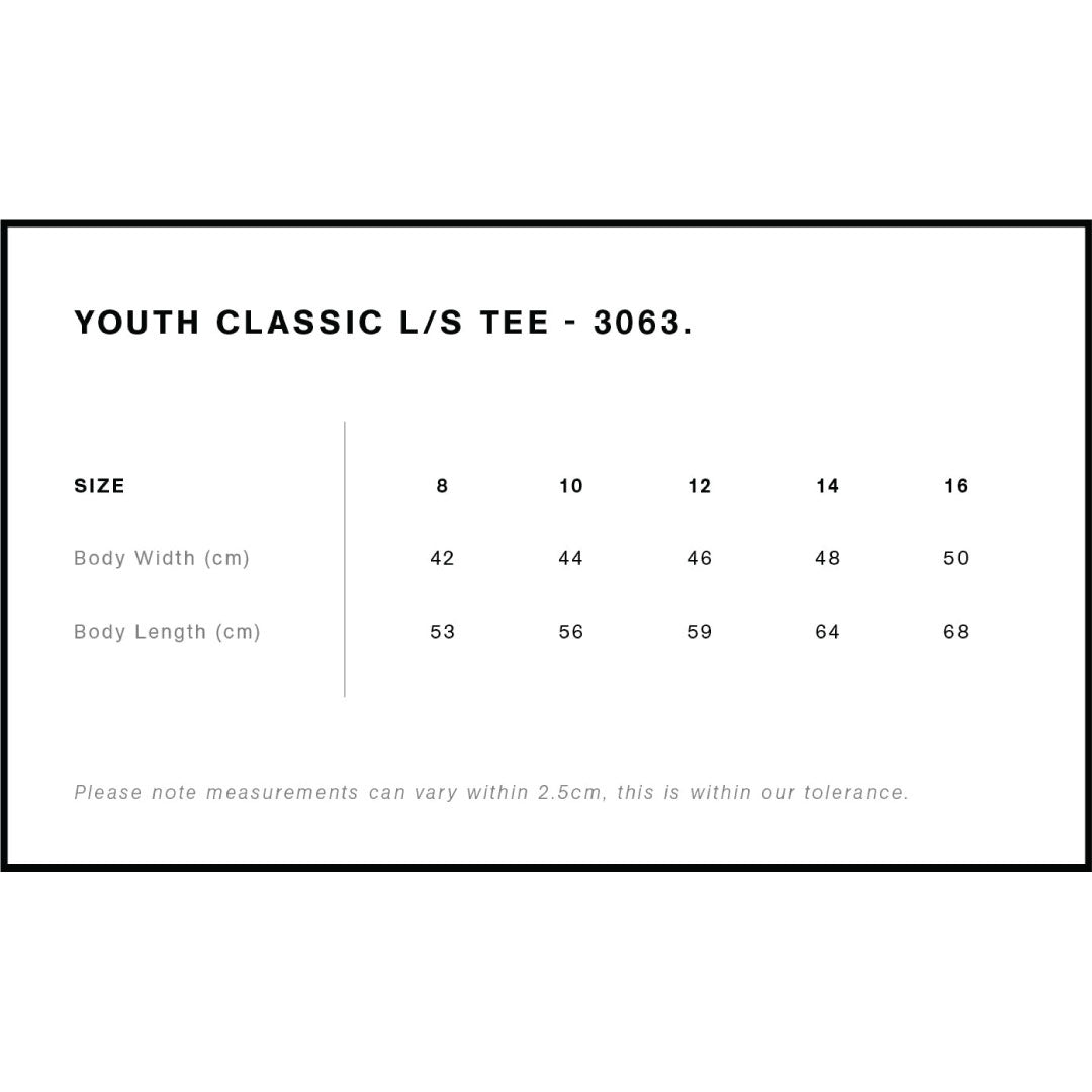 House of Uniforms The Youth Classic Tee | Long Sleeve AS Colour 