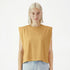 House of Uniforms The Garment Dyed Sleeveless Tee | Ladies American Apparel Mustard