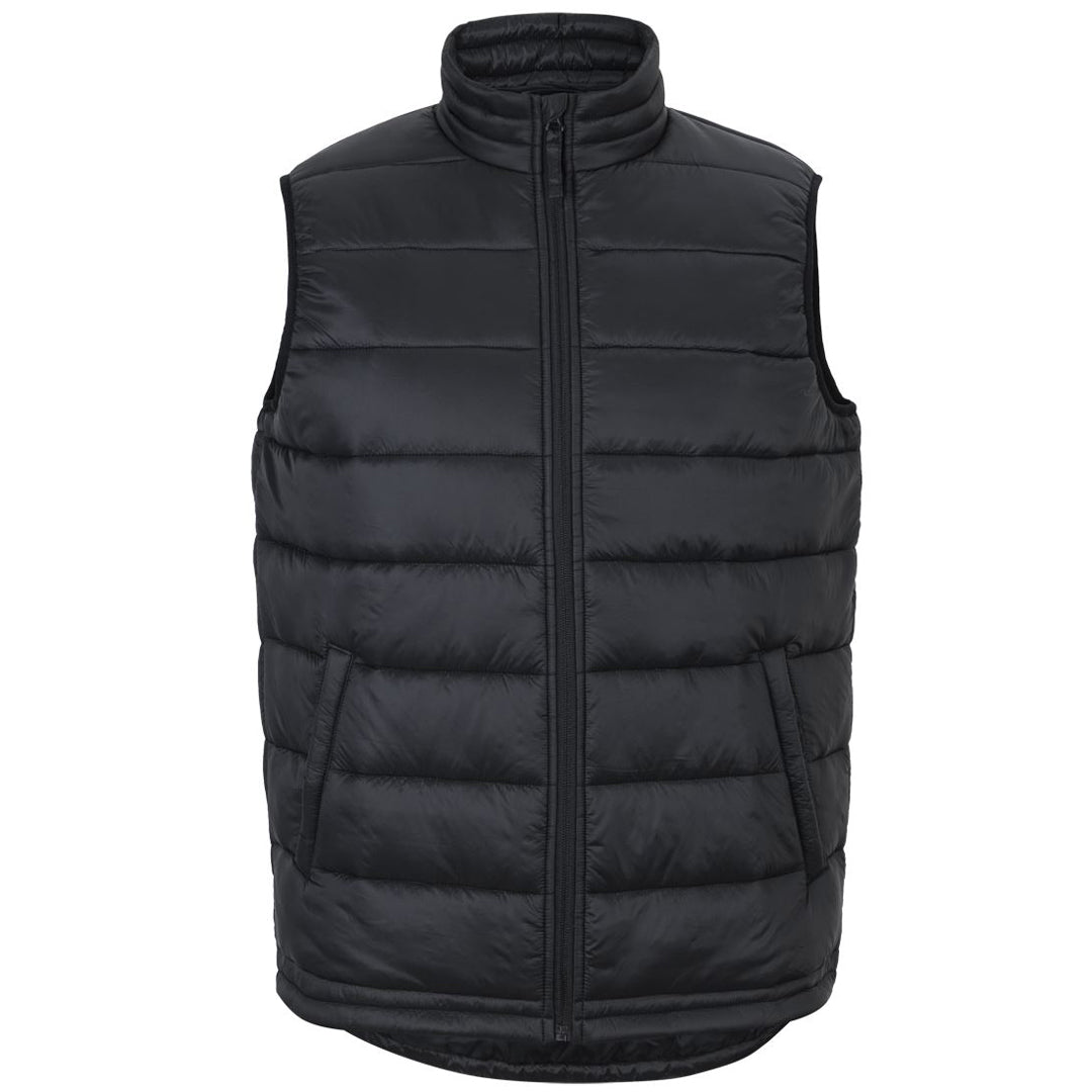 House of Uniforms The Urban Puffer Vest | Adults Jbs Wear Black