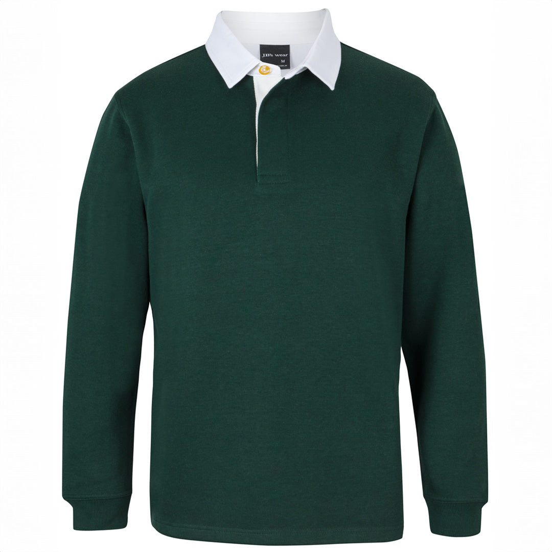 House of Uniforms The Rugby Top | Adults Jbs Wear Forest/White