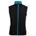House of Uniforms The Contrast Softshell Vest | Mens Jbs Wear Black/Aqua