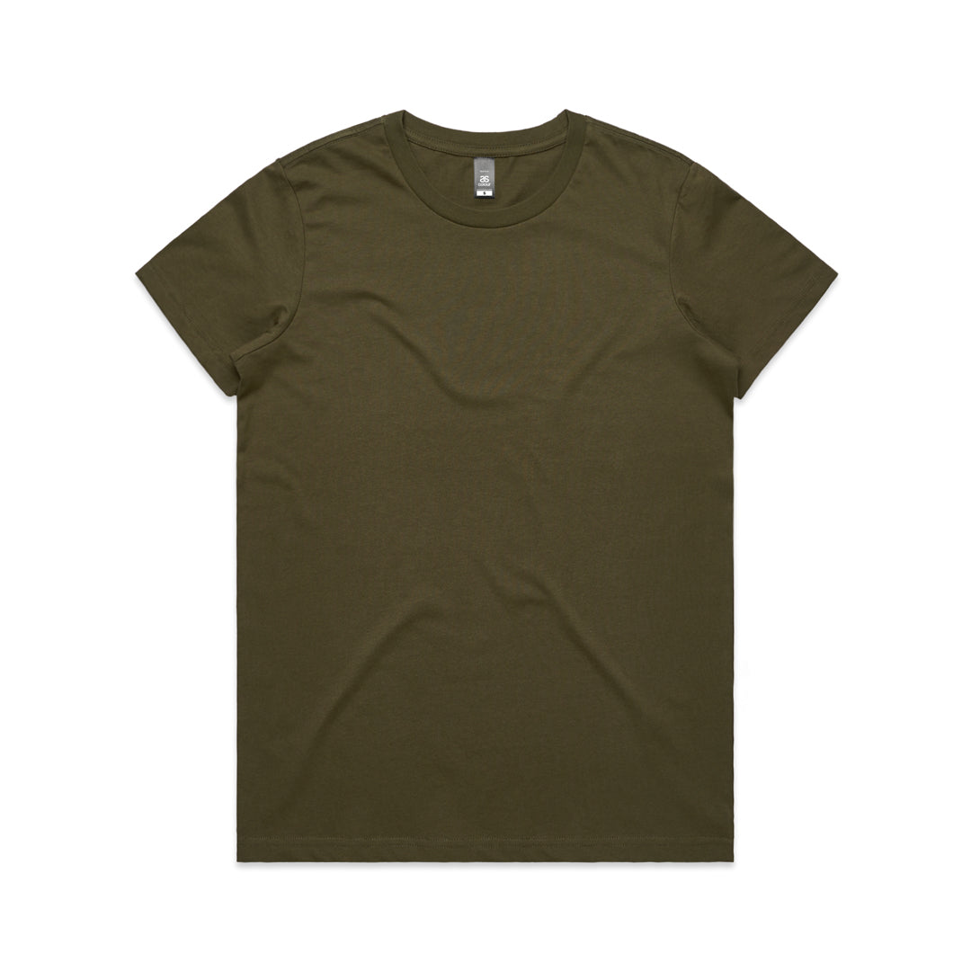 House of Uniforms The Maple Tee | Ladies | Short Sleeve AS Colour Army