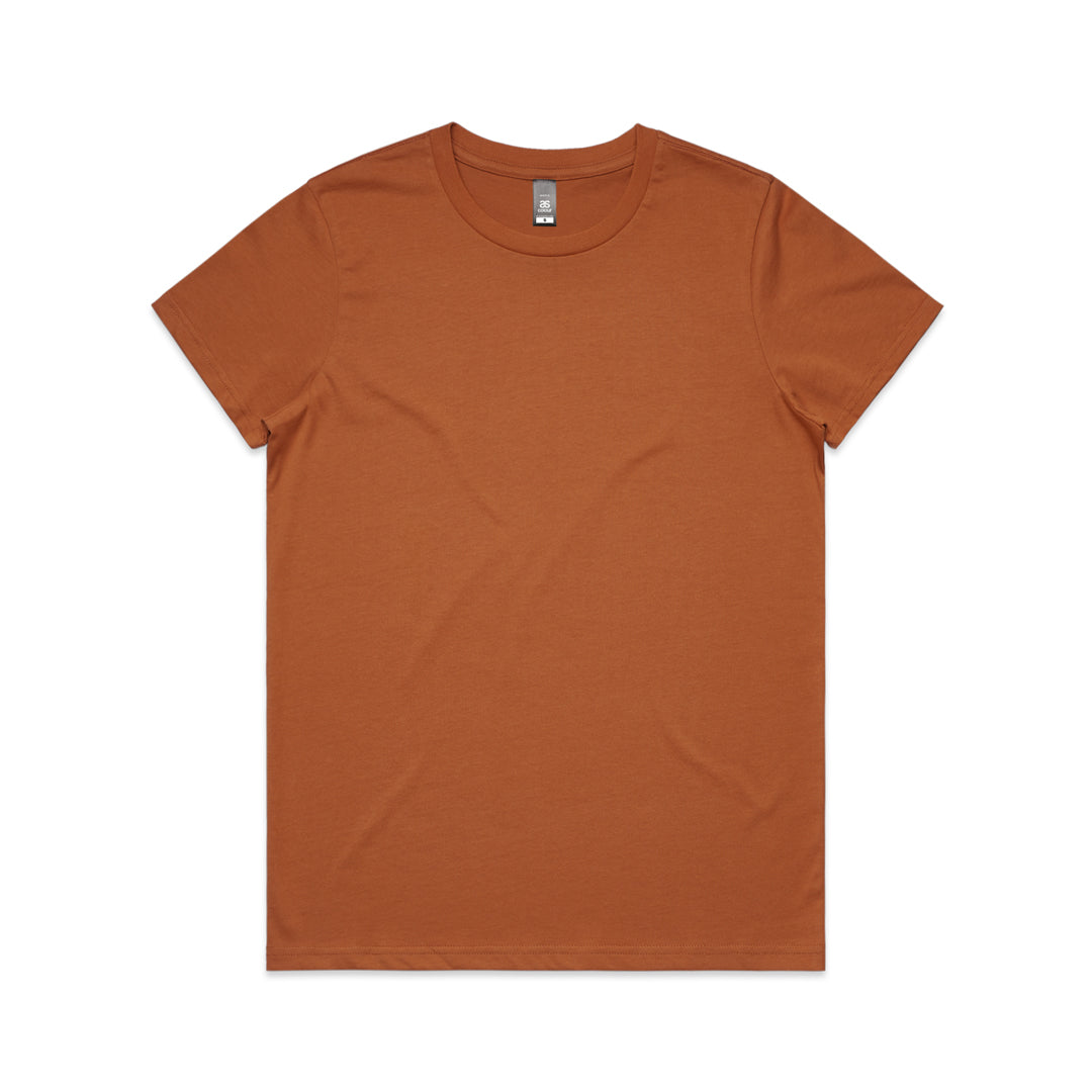 House of Uniforms The Maple Tee | Ladies | Short Sleeve AS Colour Copper