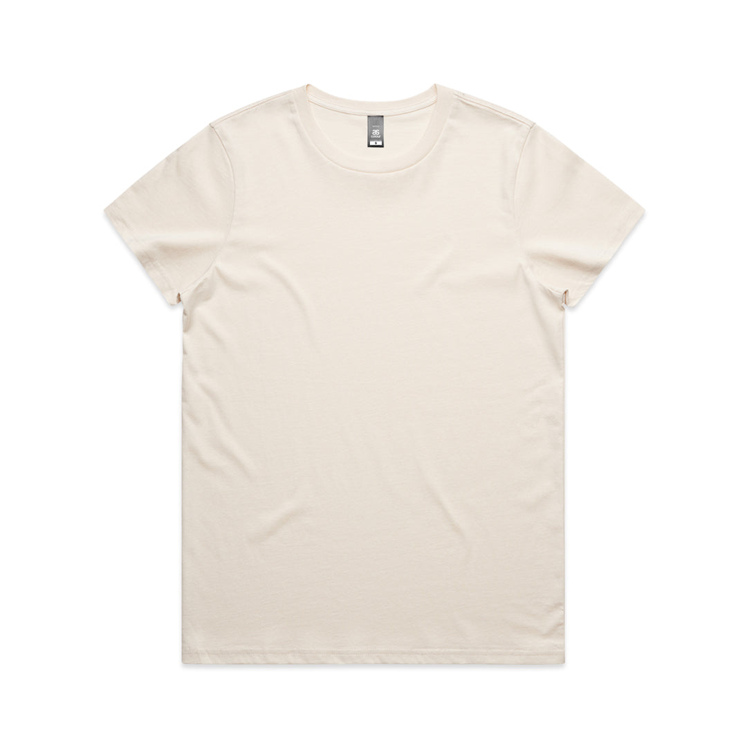 House of Uniforms The Maple Tee | Ladies | Short Sleeve AS Colour Ecru