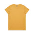 House of Uniforms The Maple Tee | Ladies | Short Sleeve AS Colour Mustard