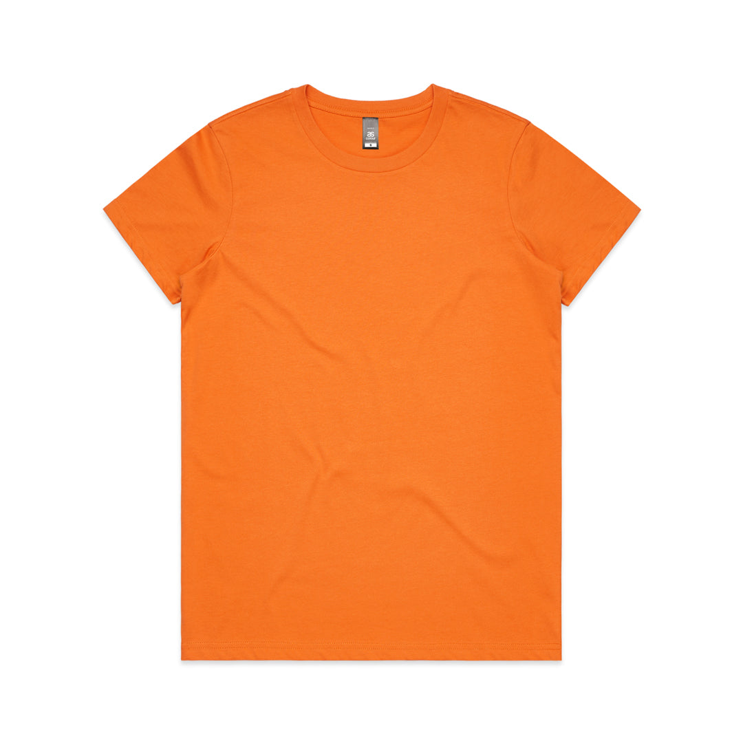House of Uniforms The Maple Tee | Ladies | Short Sleeve AS Colour Orange