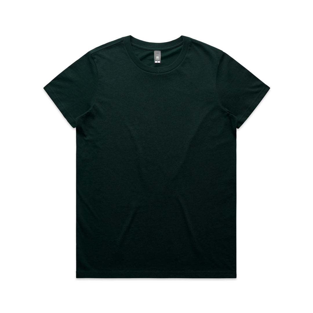 House of Uniforms The Maple Tee | Ladies | Short Sleeve AS Colour Pine Green