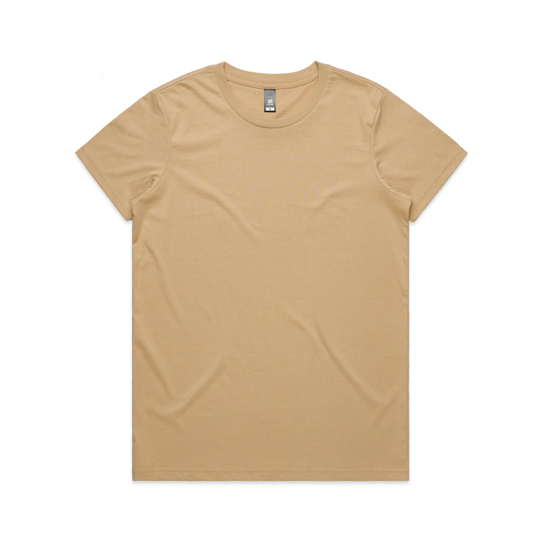 House of Uniforms The Maple Tee | Ladies | Short Sleeve Clearance AS Colour Tan