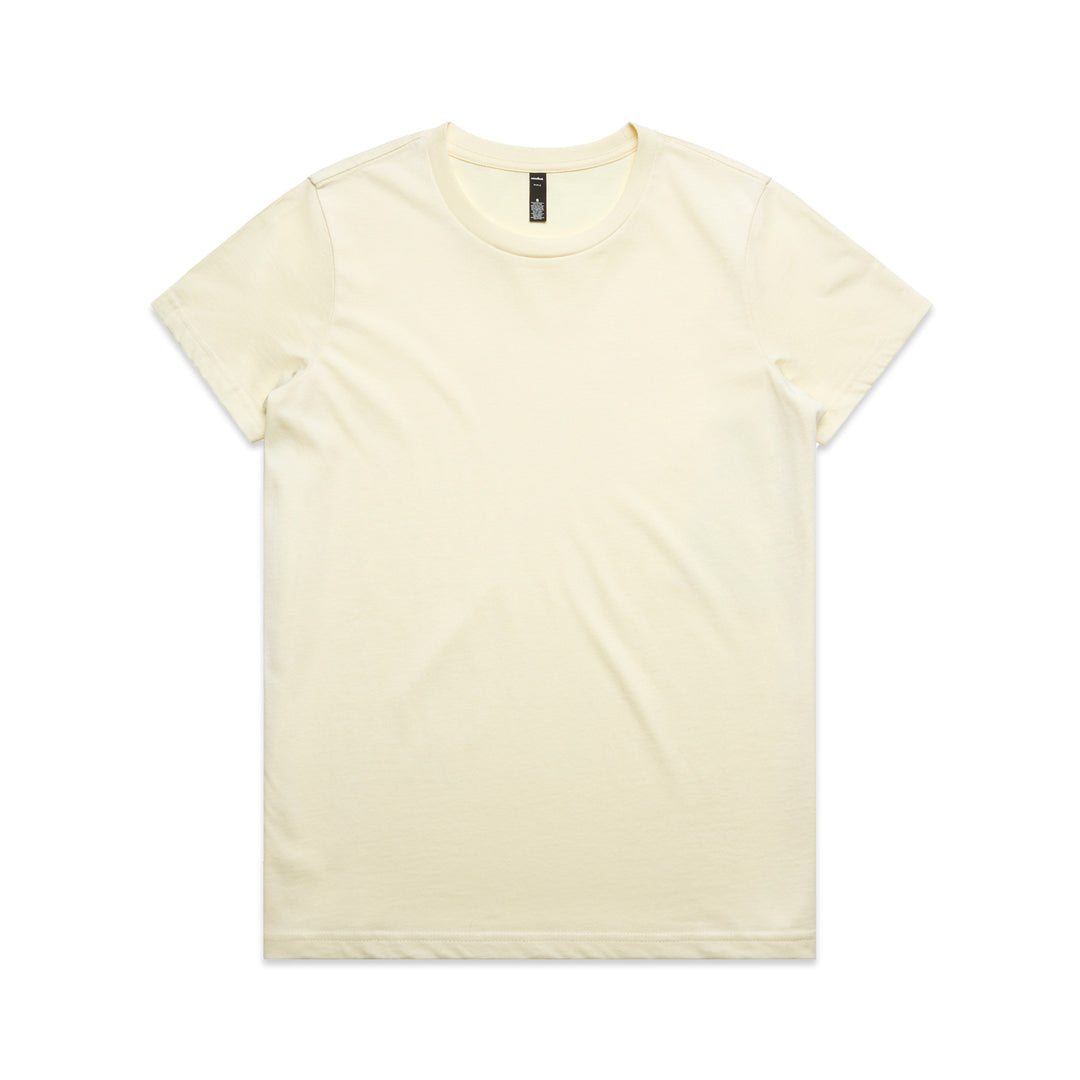 House of Uniforms The Maple Tee | Ladies | Short Sleeve AS Colour Butter