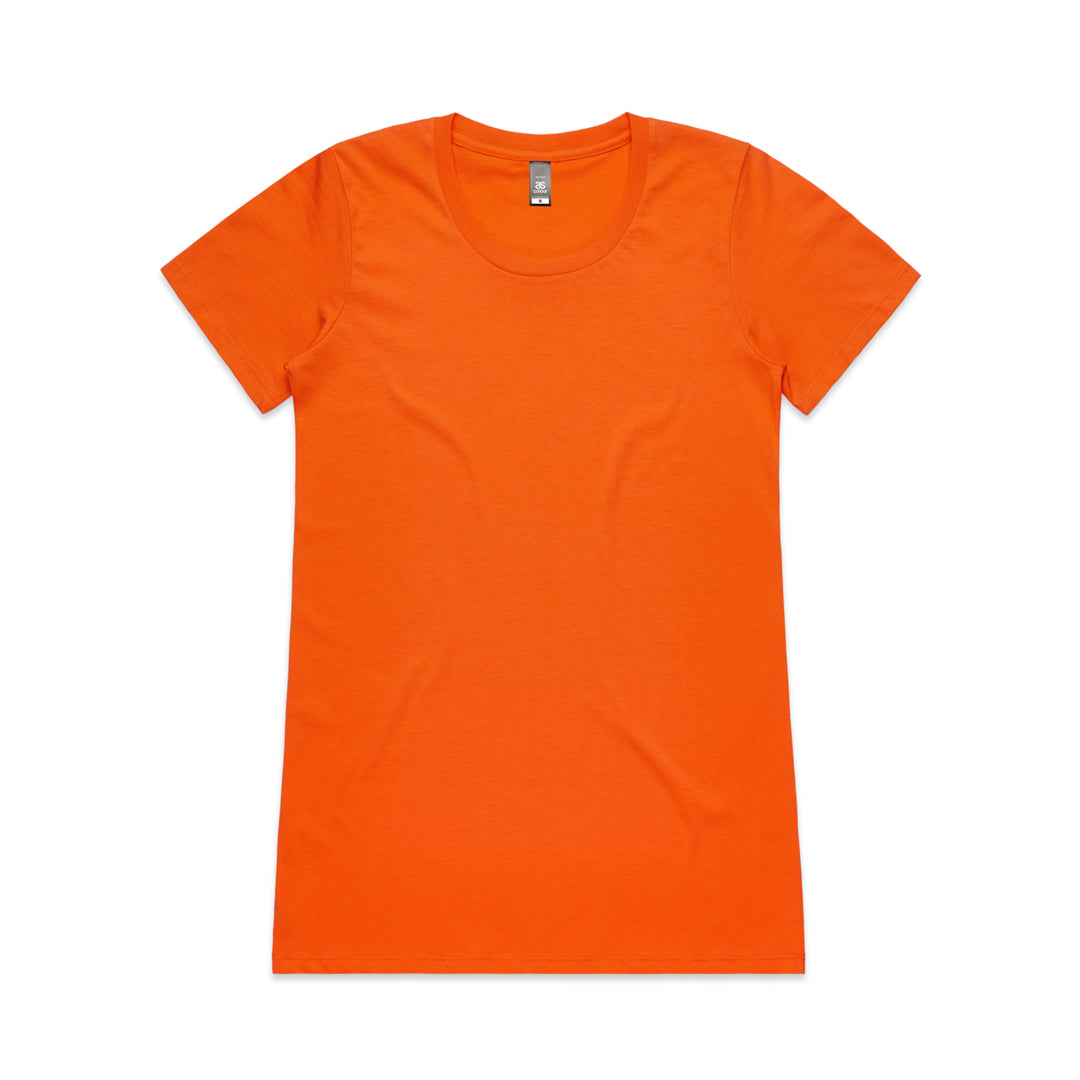 House of Uniforms The Wafer Tee | Ladies AS Colour Orange