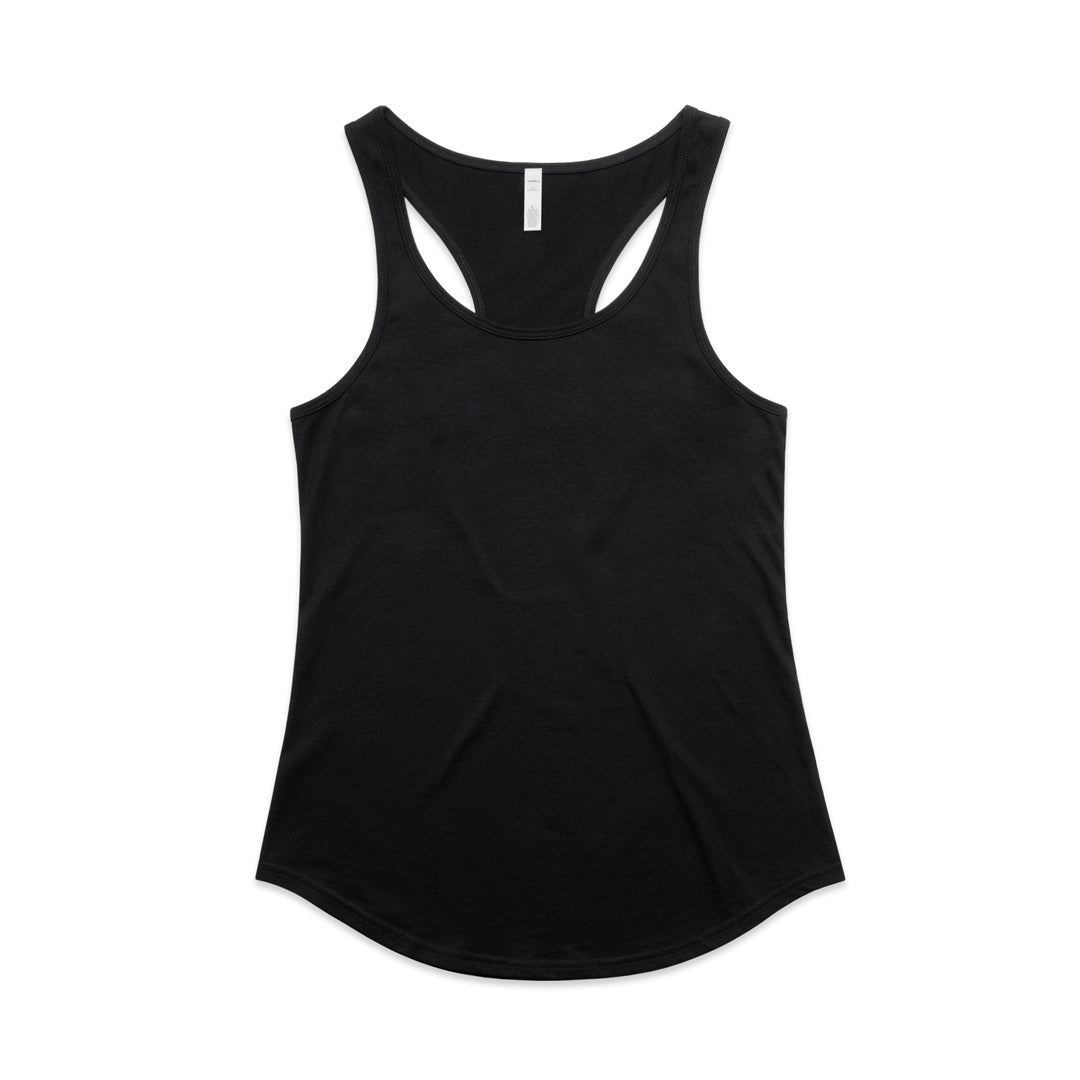 House of Uniforms The Mali Racerback Singlet | Ladies AS Colour Black