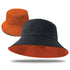 House of Uniforms The Switch Reversible Bucket Hat | Adults Legend Black/Orange