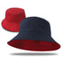 House of Uniforms The Switch Reversible Bucket Hat | Adults Legend Navy/Red