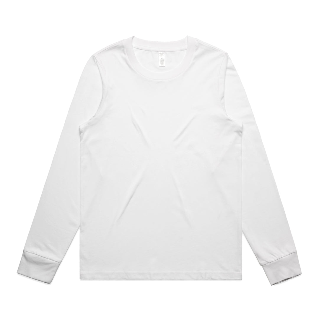 House of Uniforms The Maple Tee | Ladies | Long Sleeve AS Colour White