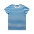 House of Uniforms The Maple Stripe Tee | Ladies AS Colour Natural/Mid Blue