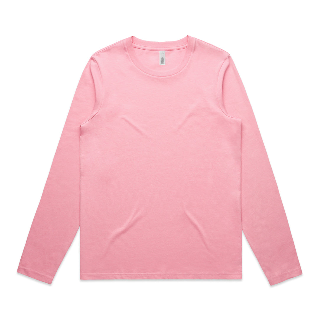 House of Uniforms The Sophie Tee | Ladies | Long Sleeve AS Colour Bubblegum