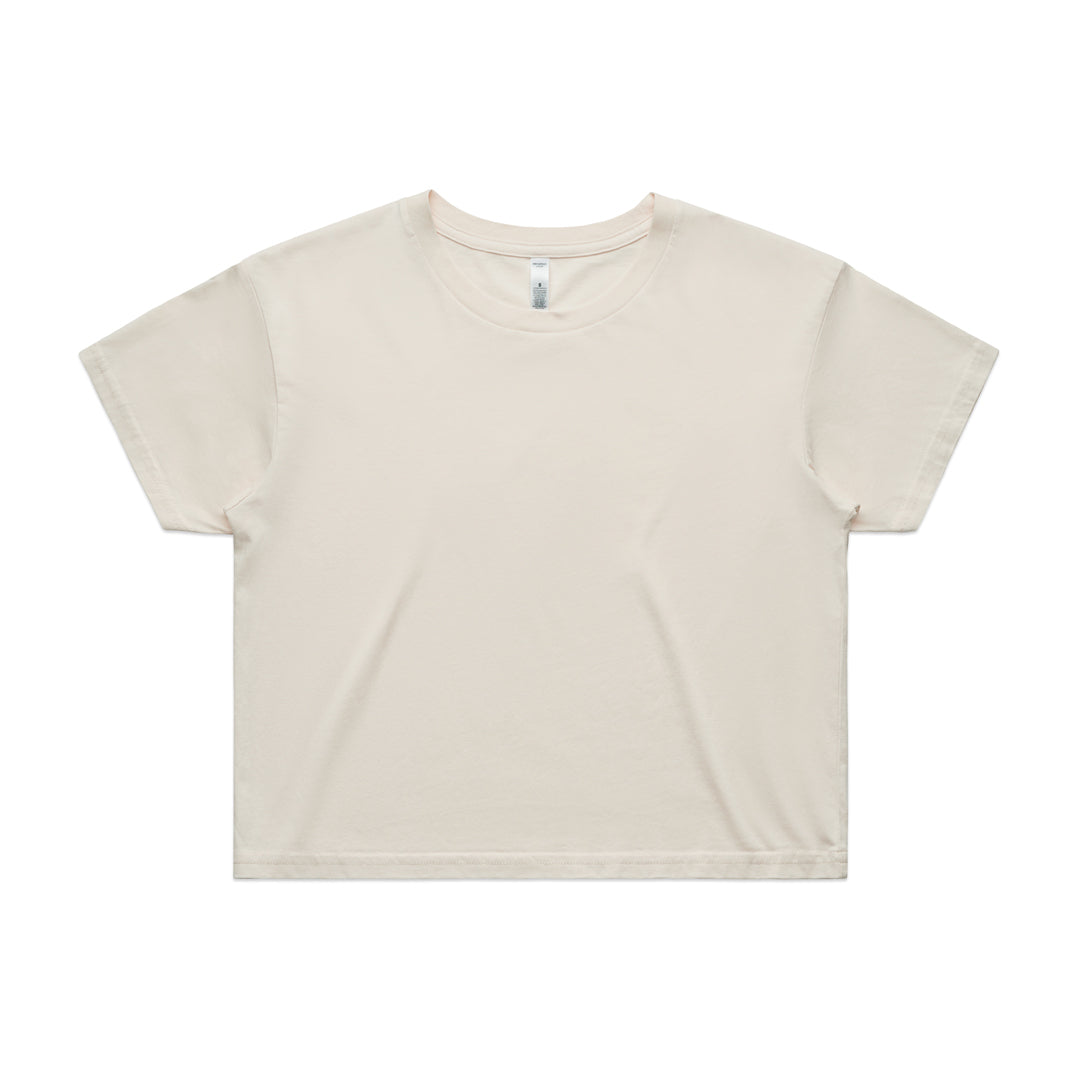 House of Uniforms The Crop Tee | Ladies | Short Sleeve AS Colour Bone