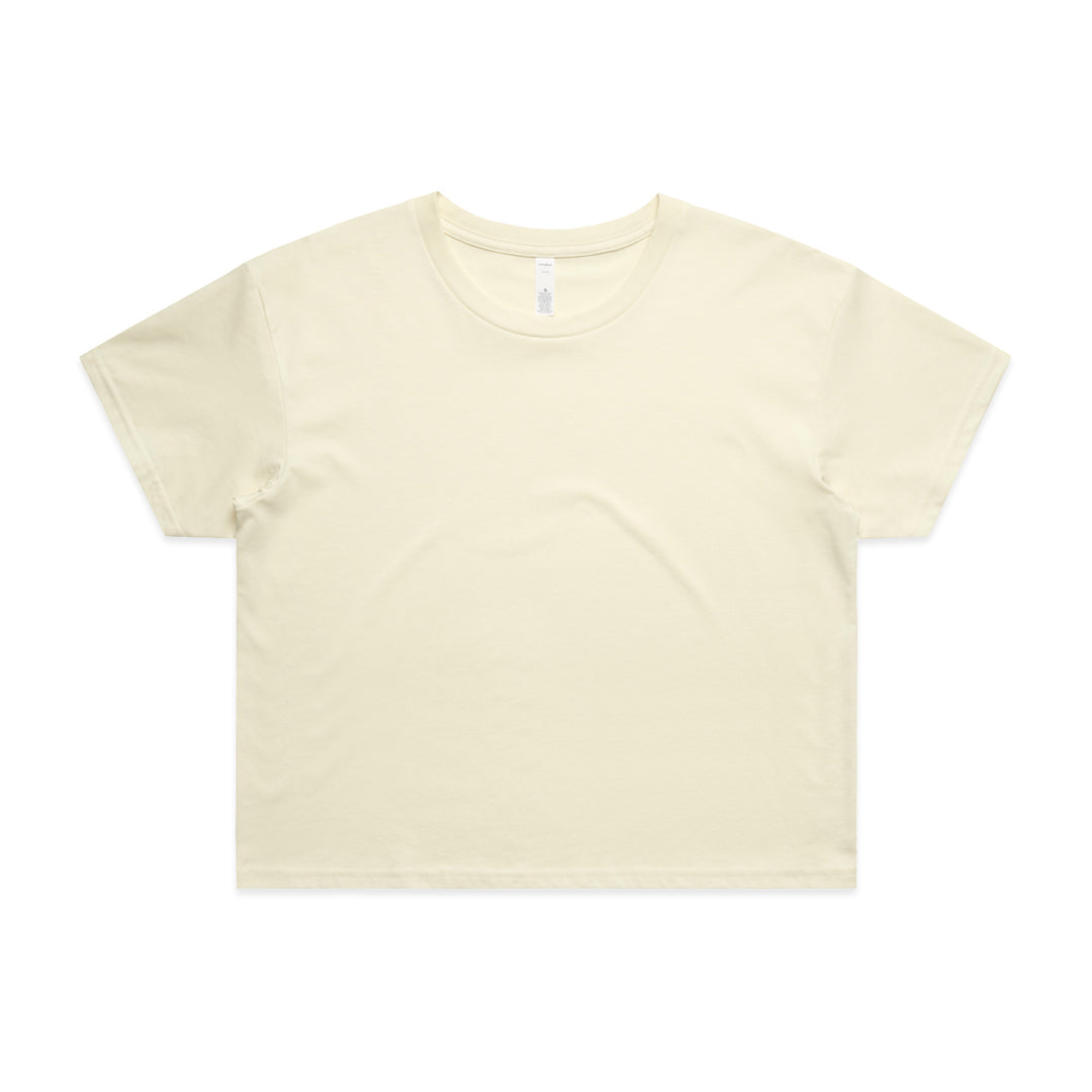 House of Uniforms The Crop Tee | Ladies | Short Sleeve AS Colour Butter