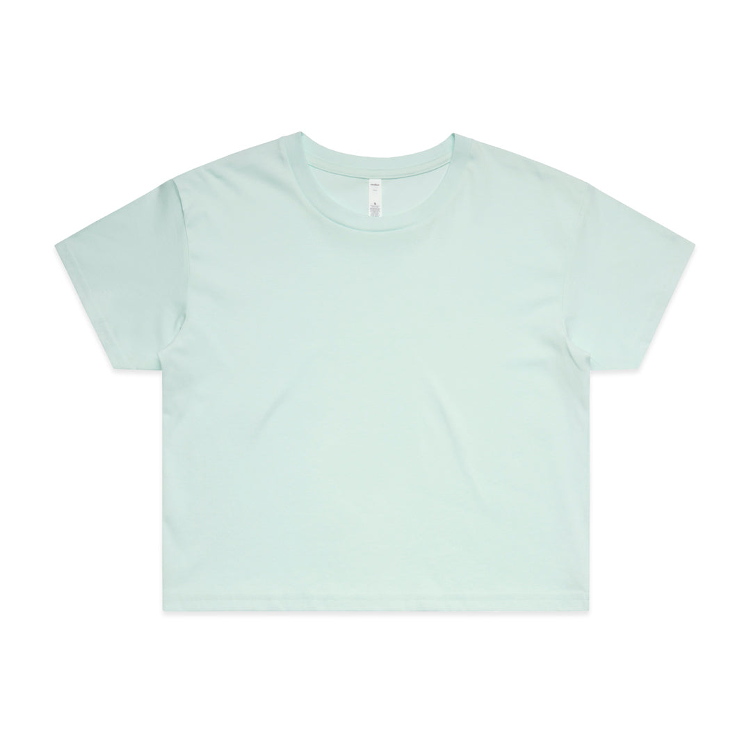 House of Uniforms The Crop Tee | Ladies | Short Sleeve AS Colour Seafoam-as