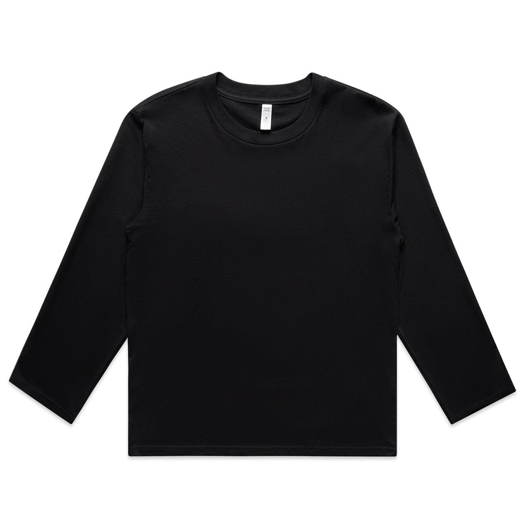 House of Uniforms The Martina Long Sleeve Tee | Ladies AS Colour Black