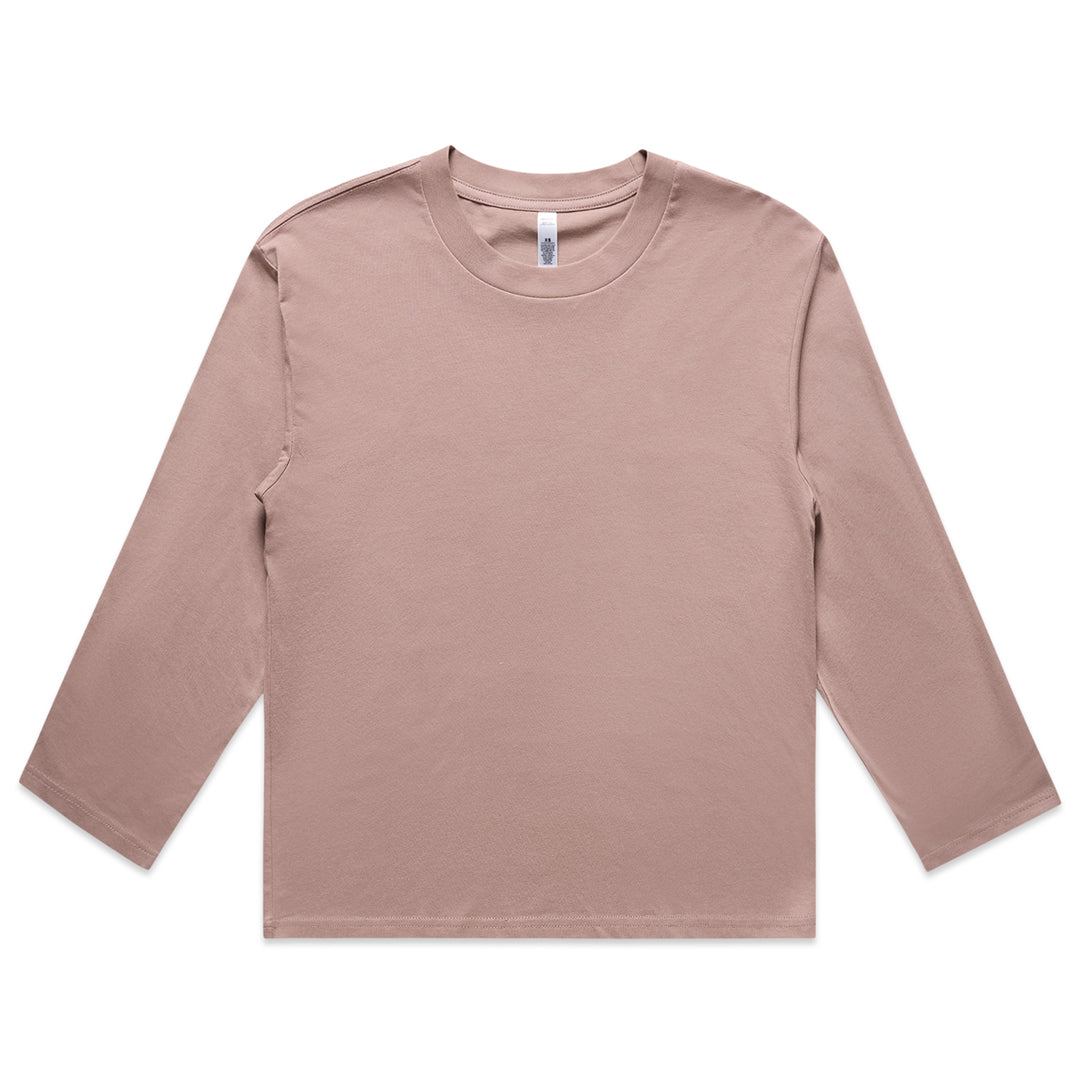 House of Uniforms The Martina Long Sleeve Tee | Ladies AS Colour Hazy Pink