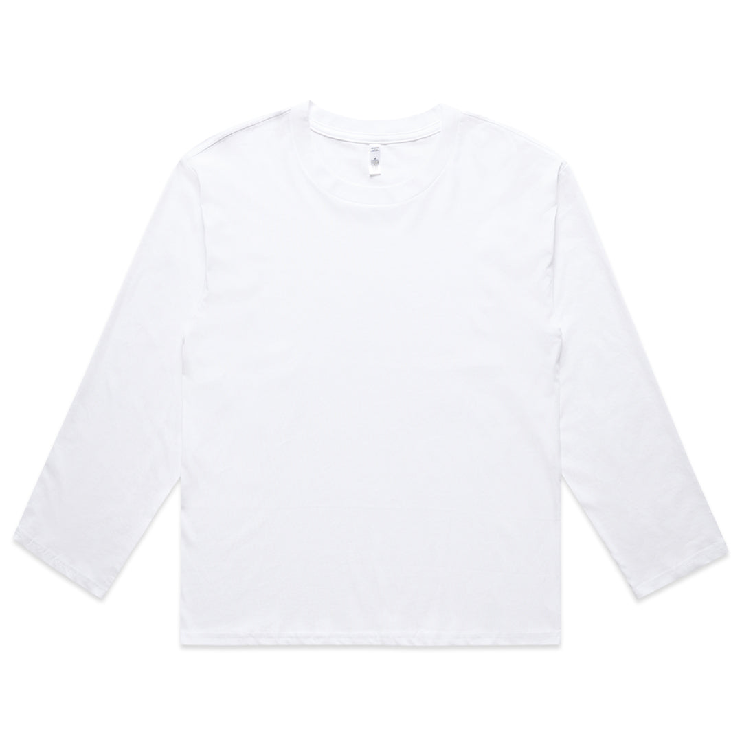 House of Uniforms The Martina Long Sleeve Tee | Ladies AS Colour White