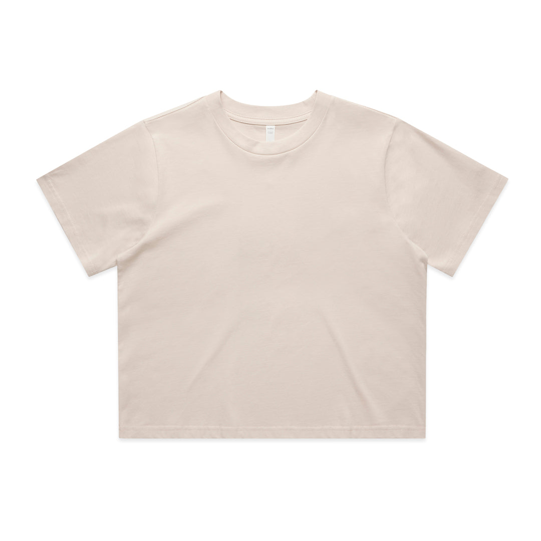 House of Uniforms The Classic Crop Tee | Ladies | Short Sleeve AS Colour Bone