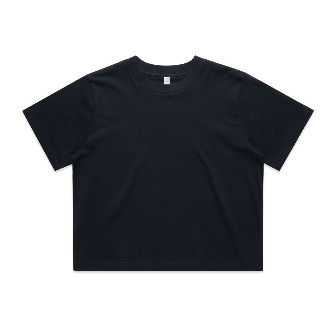 House of Uniforms The Classic Crop Tee | Ladies | Short Sleeve AS Colour Navy