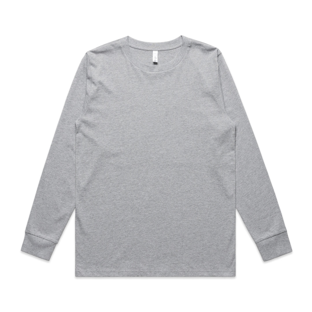 House of Uniforms The Classic Tee | Ladies | Long Sleeve AS Colour Grey Marle