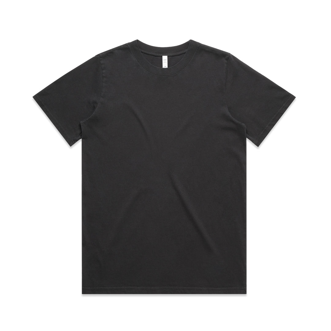 House of Uniforms The Heavy Faded Tee | Ladies | Short Sleeve AS Colour Black
