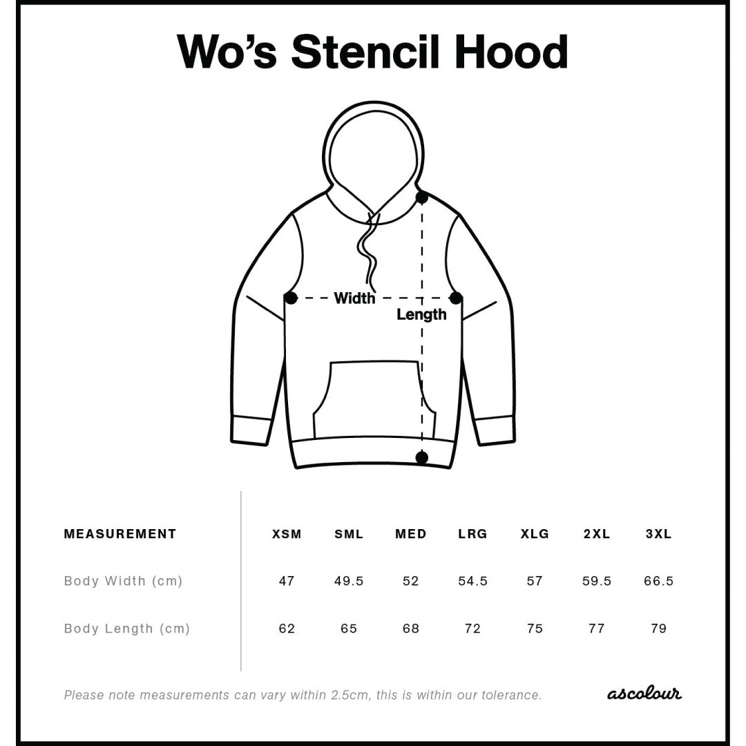 House of Uniforms The Stencil Hood | Ladies AS Colour 