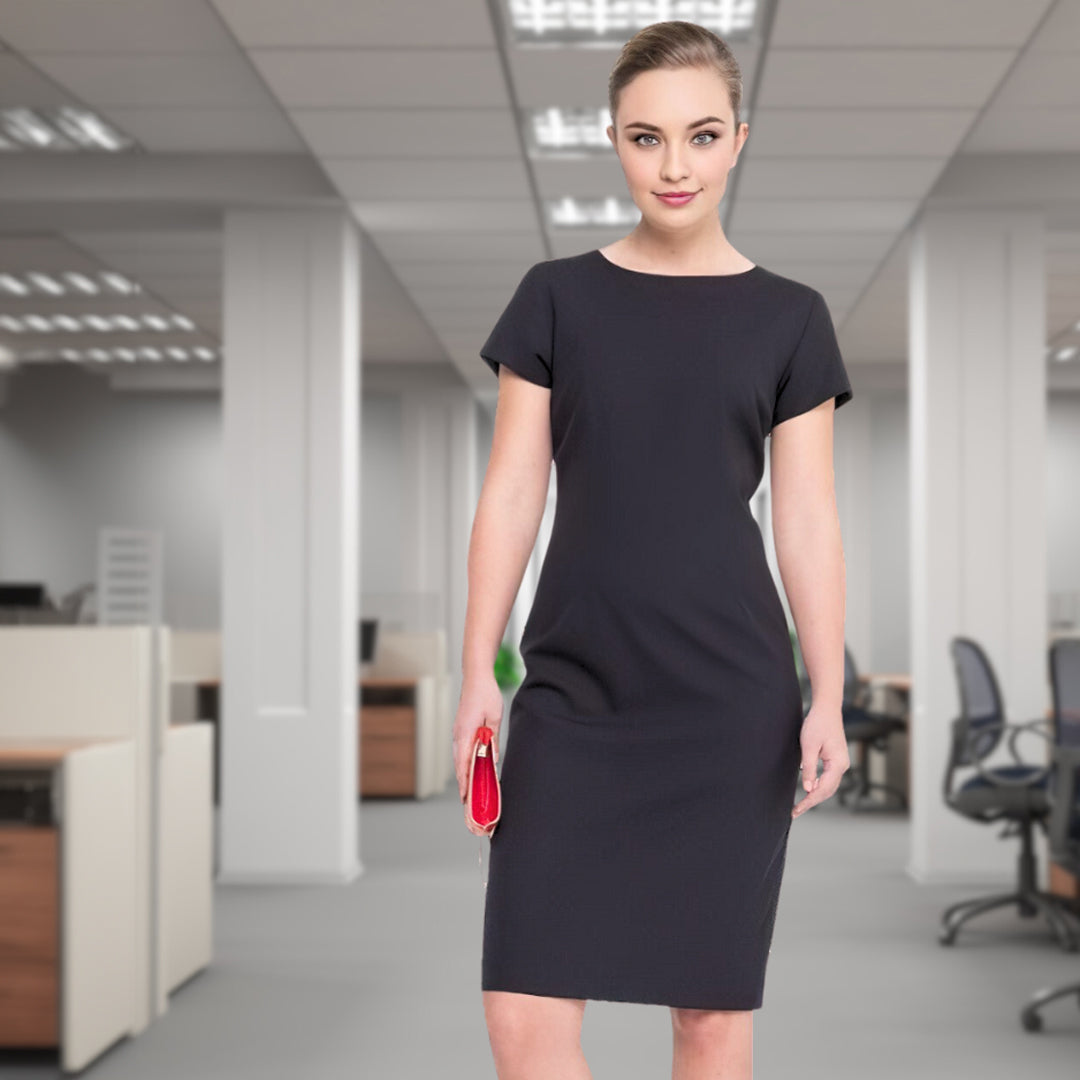 House of Uniforms The Cap Sleeve Dress | Microfibre LSJ Collection 