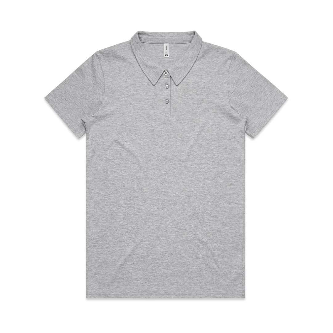 House of Uniforms The Amy Polo | Ladies | Short Sleeve AS Colour Grey Marle