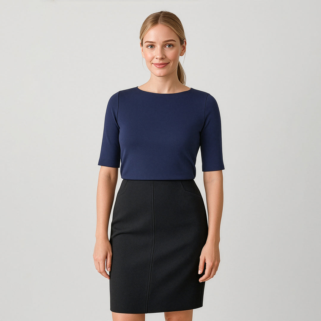 Biz Corporates The Camille Top | Ladies | Short Sleeve Shirts & Tops