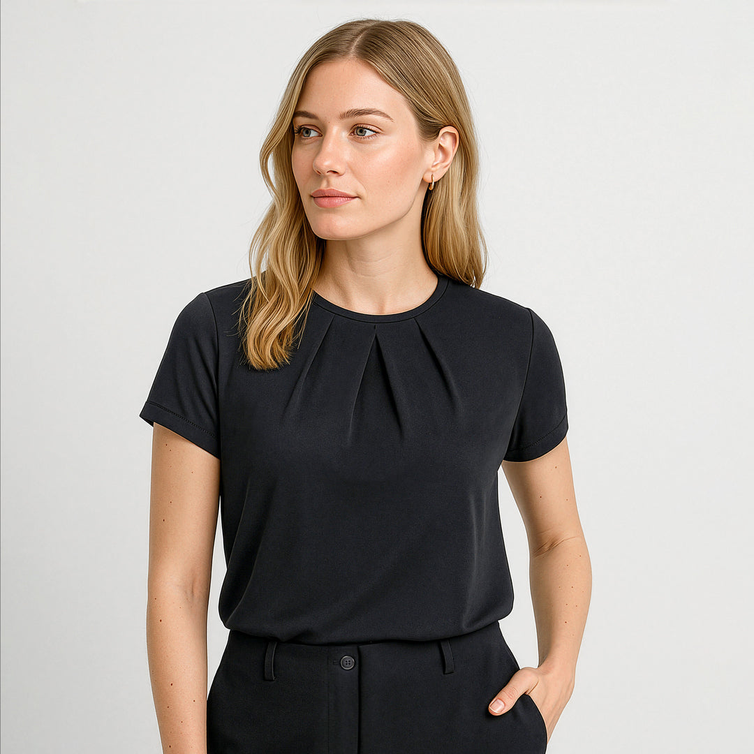 Biz Corporates The Blaise Top | Ladies | Short Sleeve Shirts & Tops