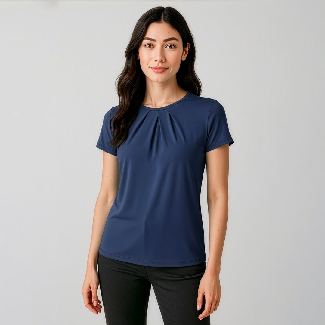 Biz Corporates The Blaise Top | Ladies | Short Sleeve Shirts & Tops