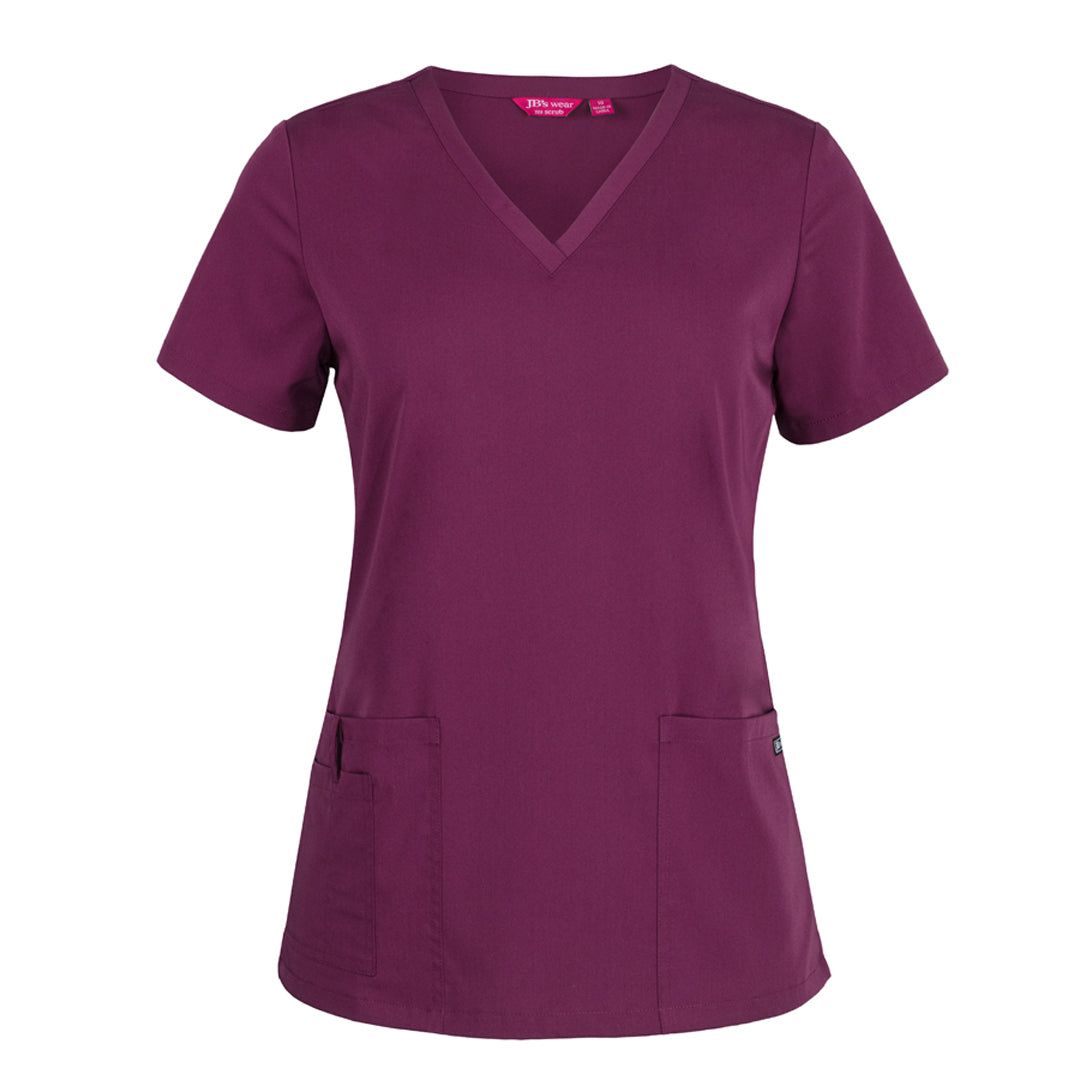 House of Uniforms The Nu Scrub Top | Ladies Jbs Wear Wine