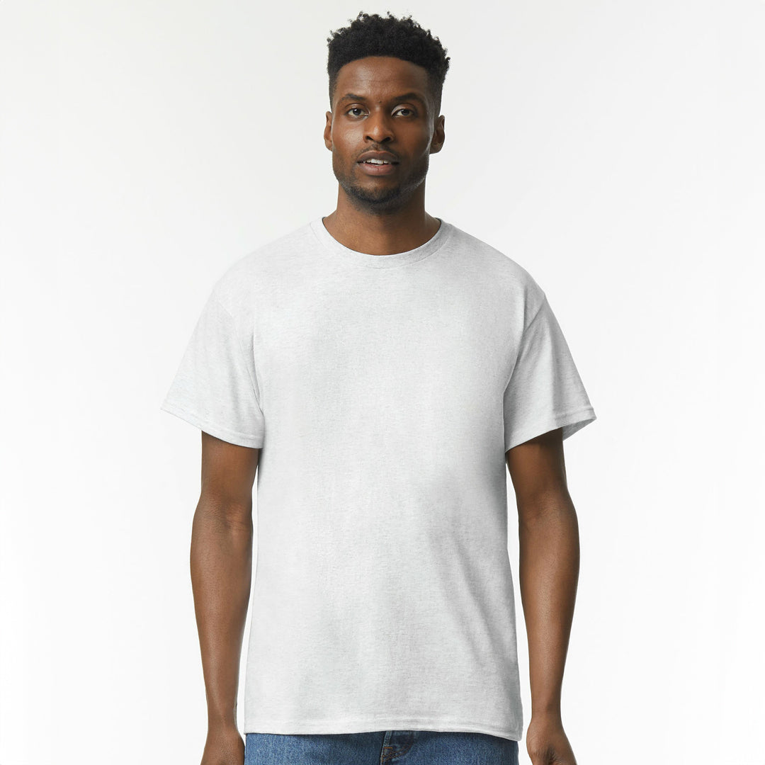 House of Uniforms The Heavy Cotton Tee | Adults Gildan Ash