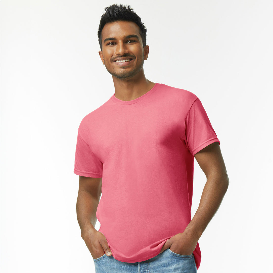 House of Uniforms The Heavy Cotton Tee | Adults Gildan Coral